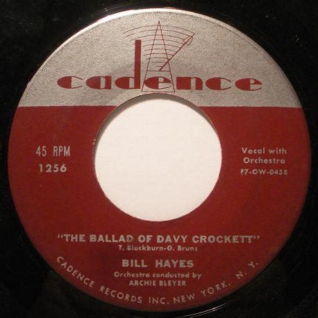 Bill Hayes - The Ballad Of Davy Crockett / Farewell (Vinyl, 7", 45 RPM ...