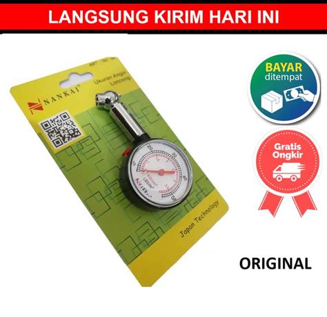 Jual Tire Pressure Gauge Nankai Alat Tester Pengukur Tekanan Angin