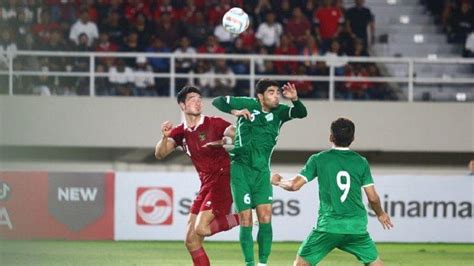 Hasil Timnas U23 Indonesia Vs Turkmenistan Tendangan Gledek Ivar