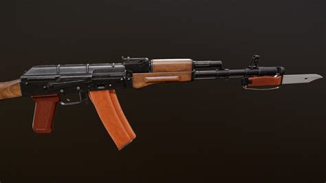 AK-74 with bayonet - Download Free 3D model by Thompson (@ToMiko12 ...