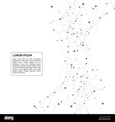 Abstract polygonal with connecting dots and lines Stock Vector Image ... 