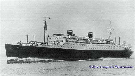 The Ss Manhattan The First Liner Built By United States Lines [1600 X 903] R Oceanlinerporn