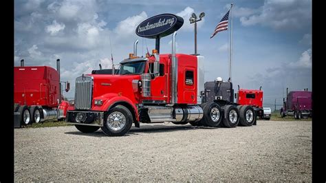 Kenworth W L Tri Axle Sleeper Youtube