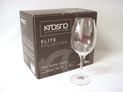 Lote Copas Cristal Vino Tinto Elite Avant Garde X Ml Working