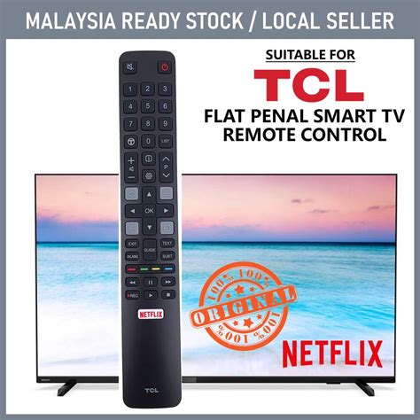 Original TCL Netflex Smart Led Lcd Flat Penal Tv Television Remote