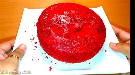 Basic Red Velvet Sponge Cake Recipe বেসিক রেড ভেলভেট স্পঞ্জ কেক রেসিপি চুলায় তৈরি রেড