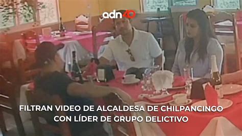 Filtran video de alcaldesa de Chilpancingo con líder de grupo delictivo