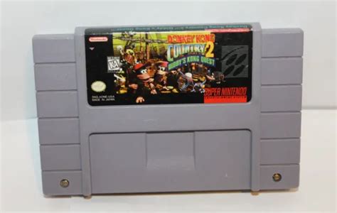 DONKEY KONG COUNTRY 2 Diddy S Kong Quest Super Nintendo Cartouche