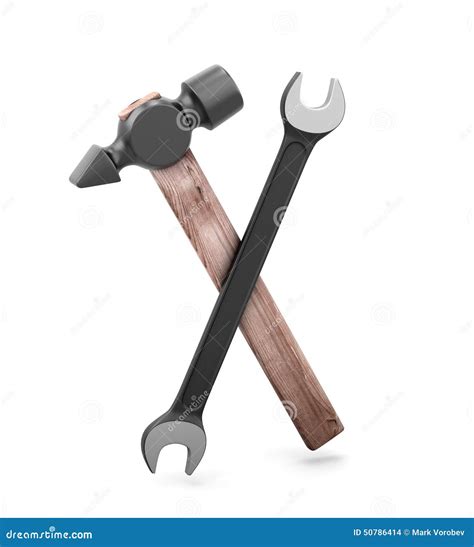 Tools Wrench And Hammer Stock Illustration Illustration Of Repair