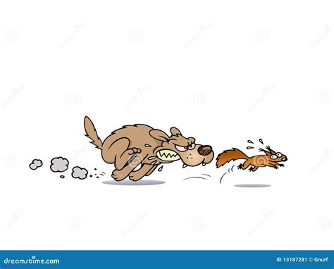 Chasing Dog Stock Photography | CartoonDealer.com #35237438