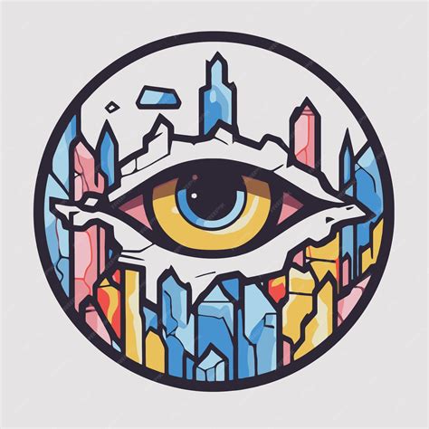 Premium Vector | Abstract eye illustration