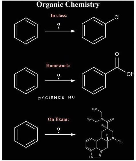 Organic Chemistry Exam Meme