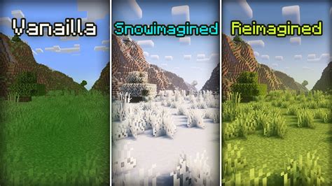 New Edit Complementary Shaders Vanilla Vs Snowimagined Vs Reimagined