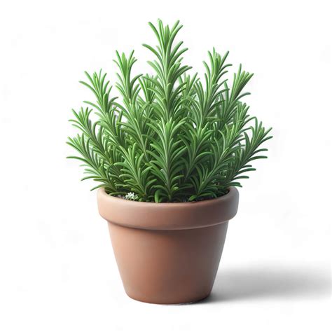 Rosemary Plant In A Pot 50513049 Png