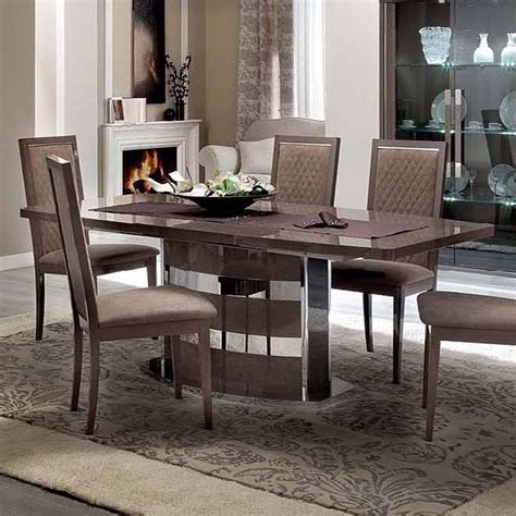 Platinum Slim Dining Room Set By Esf Furniture Furniturepick