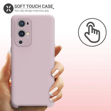 Olixar Oneplus Pro Soft Silicone Case Pastel Pink