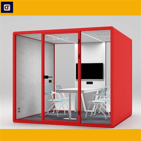 Movable Open Office Pod Universal Private Room Booth Soundproof