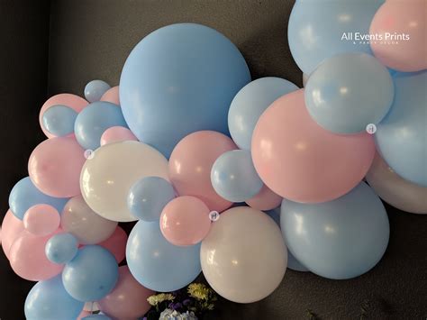 Gender Reveal Balloon Garland Diy Kit 5 To 25 Includes Everything