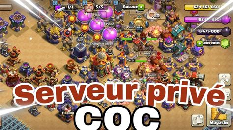 Serveur privé clash of clans pour jouer avec l hdv16 clash of clans