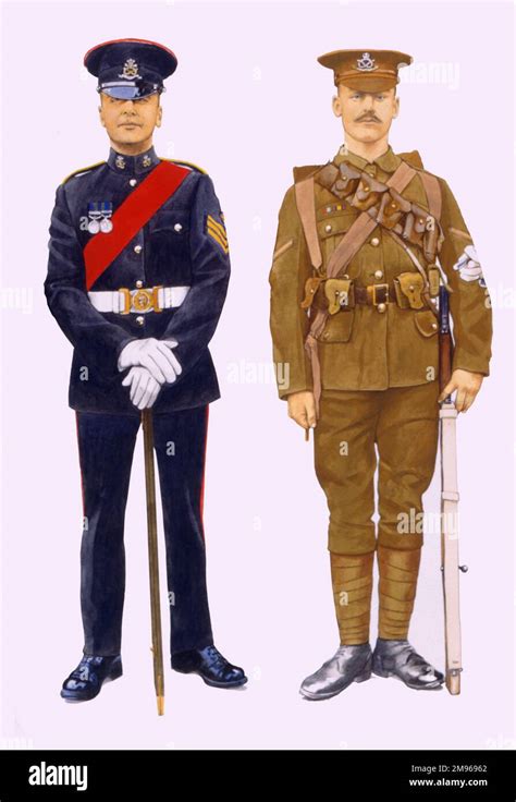 Lance Corporal South Staffordshire Regiment Left And Colour