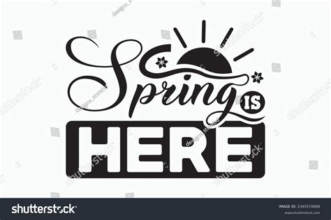 Spring Is Here Svg Hello Spring Svg Farmhouse Royalty Free Stock