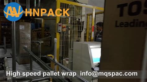 Revolutionary High Speed Pallet Wrapping Solution Fully Automated