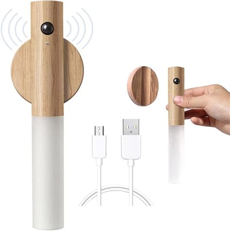 Lanmou Usb Aufladbar Holz Wandleuchte Innen Wandlampe Mit