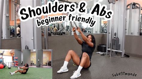 Sculpted Shoulders Abs Workout Perfect For Beginners Gym Home