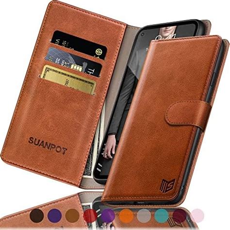 SUANPOT For Huawei P30 Lite Case With Credit Card Holder RFID