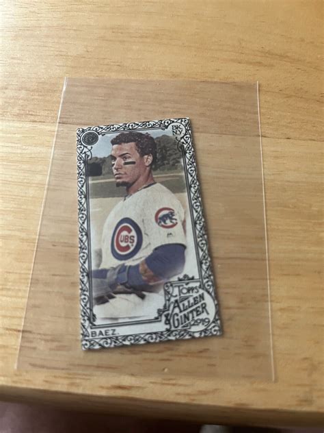 Topps Allen Ginter Baseball Mini Black Border Javier Baez Ebay