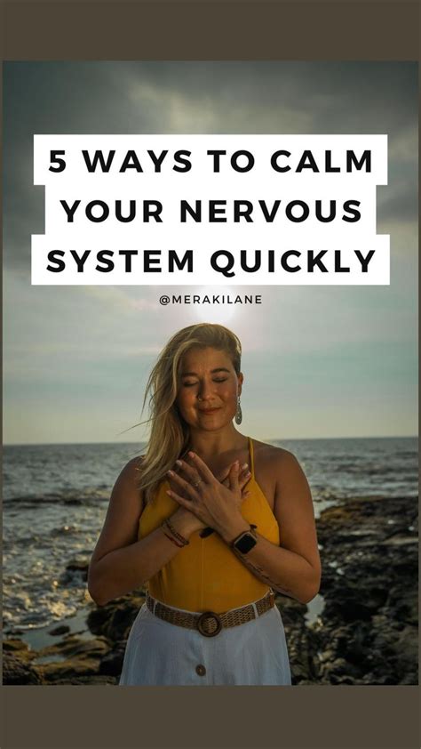 5 Ways To Calm Your Nervous System Quickly Nervous System 5 Ways