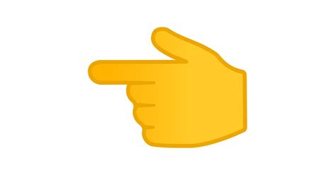 Indice Verso Sinistra Emoji