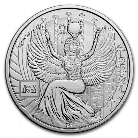 Srebrna Moneta Egyptian Gods Isis 2023 1 Uncja Srebrna Mennica