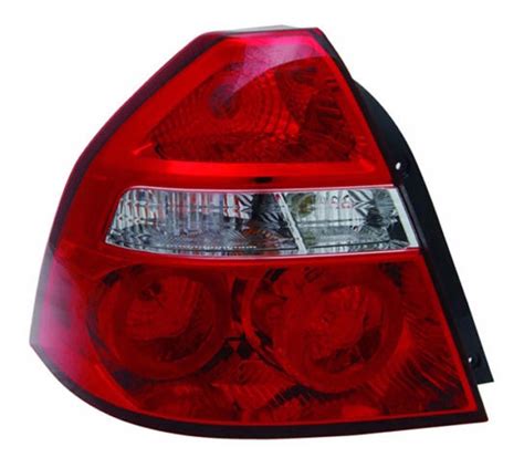 Faro Trasero Chevrolet Aveo Rojo Cristal Izq En