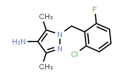 1 2 Chloro 6 Fluorobenzyl 3 5 Dimethyl 1H Pyrazol 4 Amine 512809 93 7