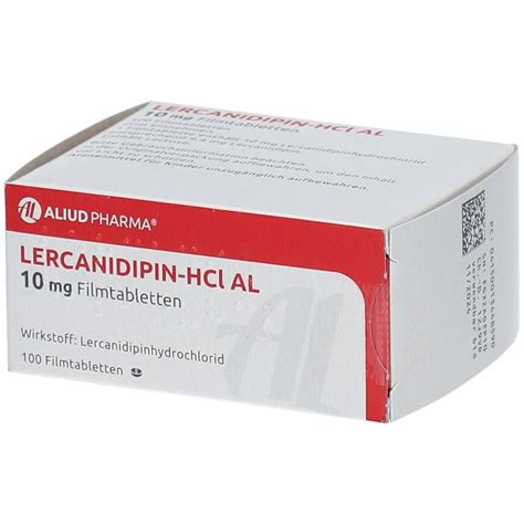 Lercanidipin Hcl Al 10 Mg 100 St Shop