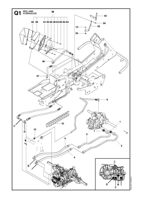 Husqvarna PROFLEX 21 AWD 965192501 Ride On Mower HYDRAULICS Spare