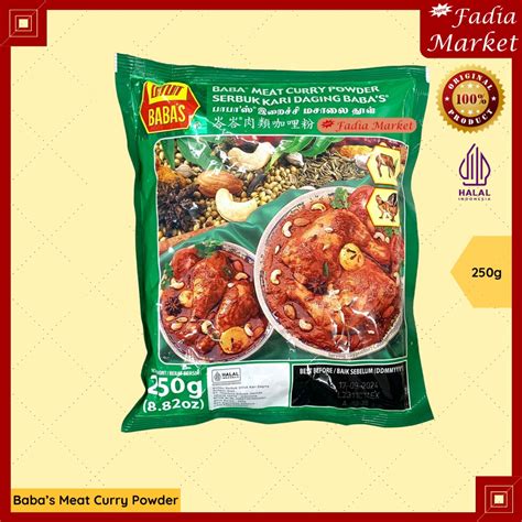 Jual Babas Meat Curry Powder Bumbu Kari Daging G Shopee Indonesia