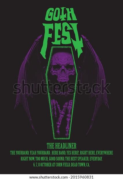 6522 Goth Poster Images Stock Photos And Vectors Shutterstock