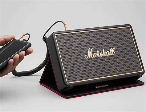 The Stockwell Bluetooth Travel Speaker By Marshall Gadget Flow