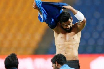 Virat Kohli Six Pack Check Out Virat Kohli Fitness Regime India Fantasy