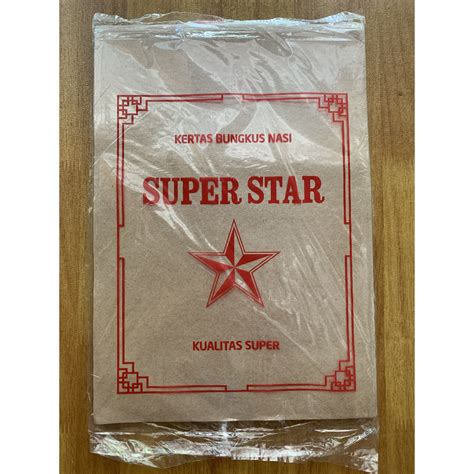 Jual Kertas Bungkus Nasi Kuning Kertas Bungkus Nasi Super Star Praktis