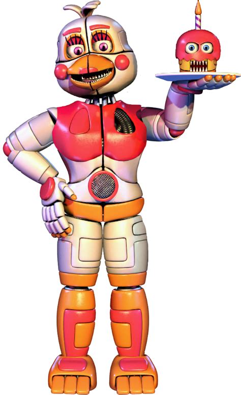 Fnaf 6 Funtime Chica Full Body By Enderziom2004 On Deviantart