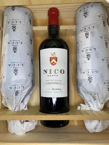 Vinho Nico By Luca 2018 Malbec Gualtallary Kit 3 Unid