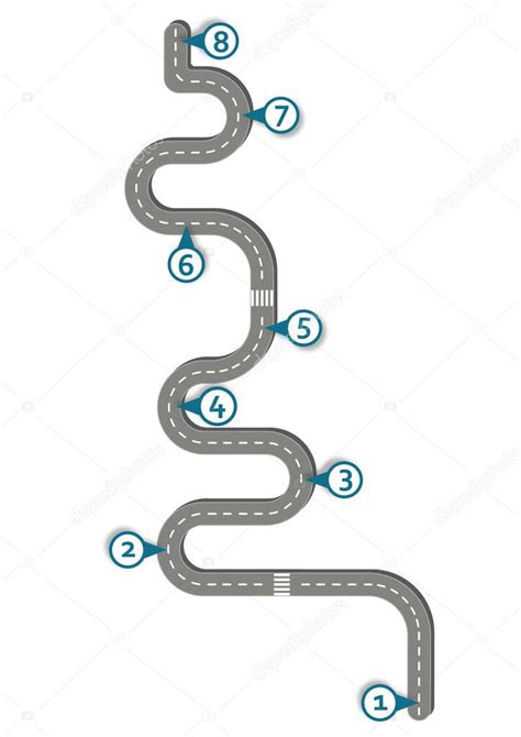 Hoja De Ruta Del Flujo De Trabajo Empresarial Estilo Plano De