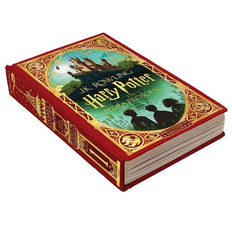 Livro HARRY POTTER E A PEDRA FILOSOFAL Ilustrado Por MinaLima