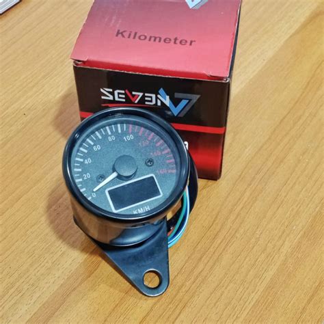 Jual Speedometer Spido Jarum Bulat Universal Speedometer Tachometer