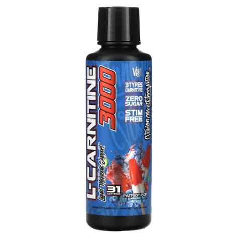 L Carnitine 3000 Liquid 3000 Mg Carnitine Supplement Zero Calorie