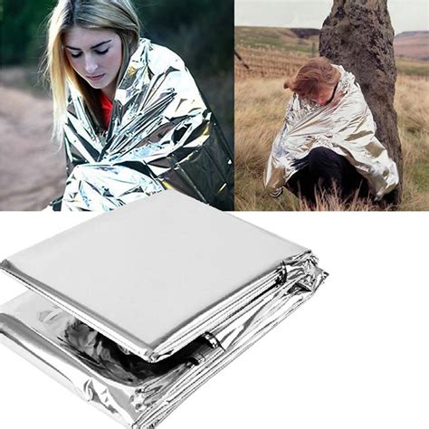 Portable Outdoor Camping First Aid Blanket Survival Rescue Thermal