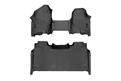 Rough Country Floor Mats Fr Ov Hump Rr Storage Crew Ram 1500 19 231500 Trx 21 23